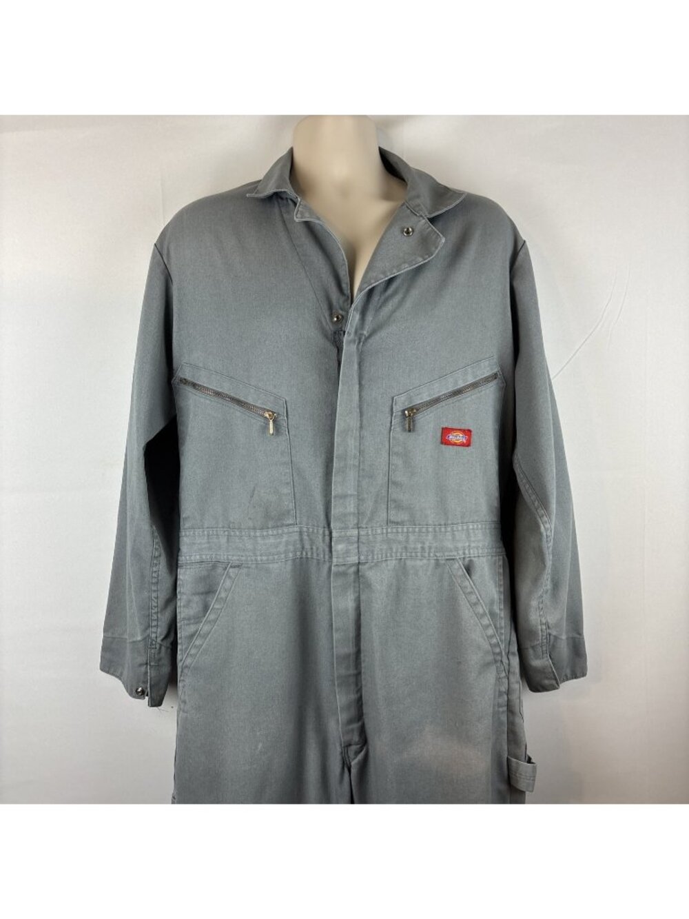 Dickies Coveralls Gray 30” Inseam Mechanic Workwear Jumpsuit 90s grunge